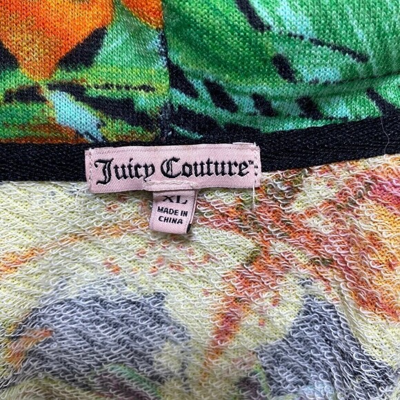 Juicy Couture Terry Palm Hoodie with Rhinestones Size X-Large - Picture 6 of 7